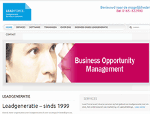 Tablet Screenshot of leadforce.nl